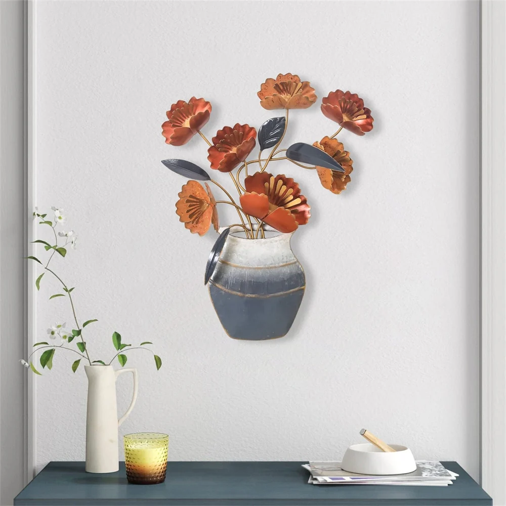 Metal Flower Wall Decor