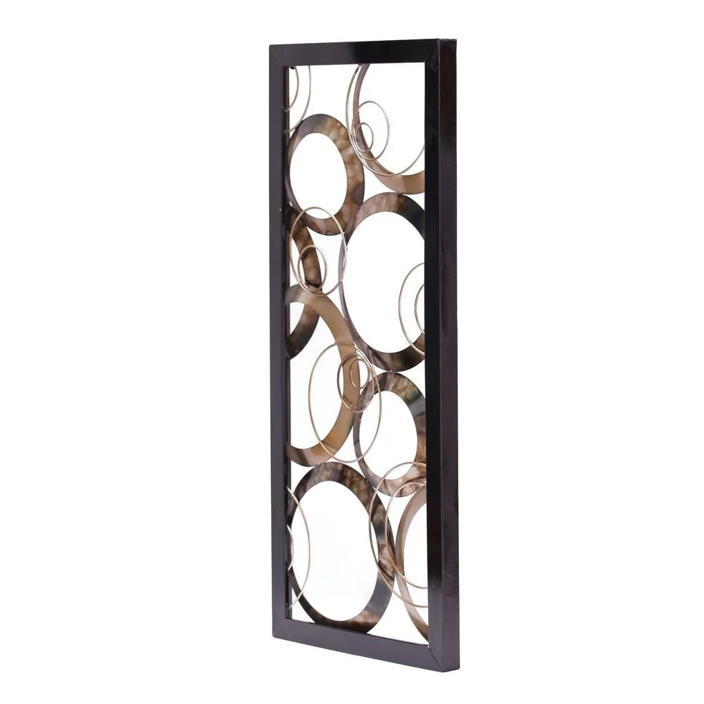 Large Metal Wall Sculpture Decor with Frame