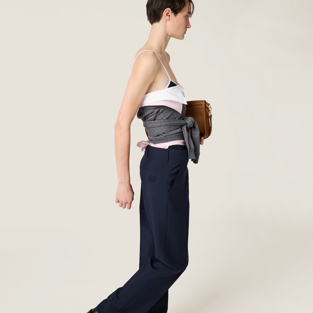 Kid mohair pants