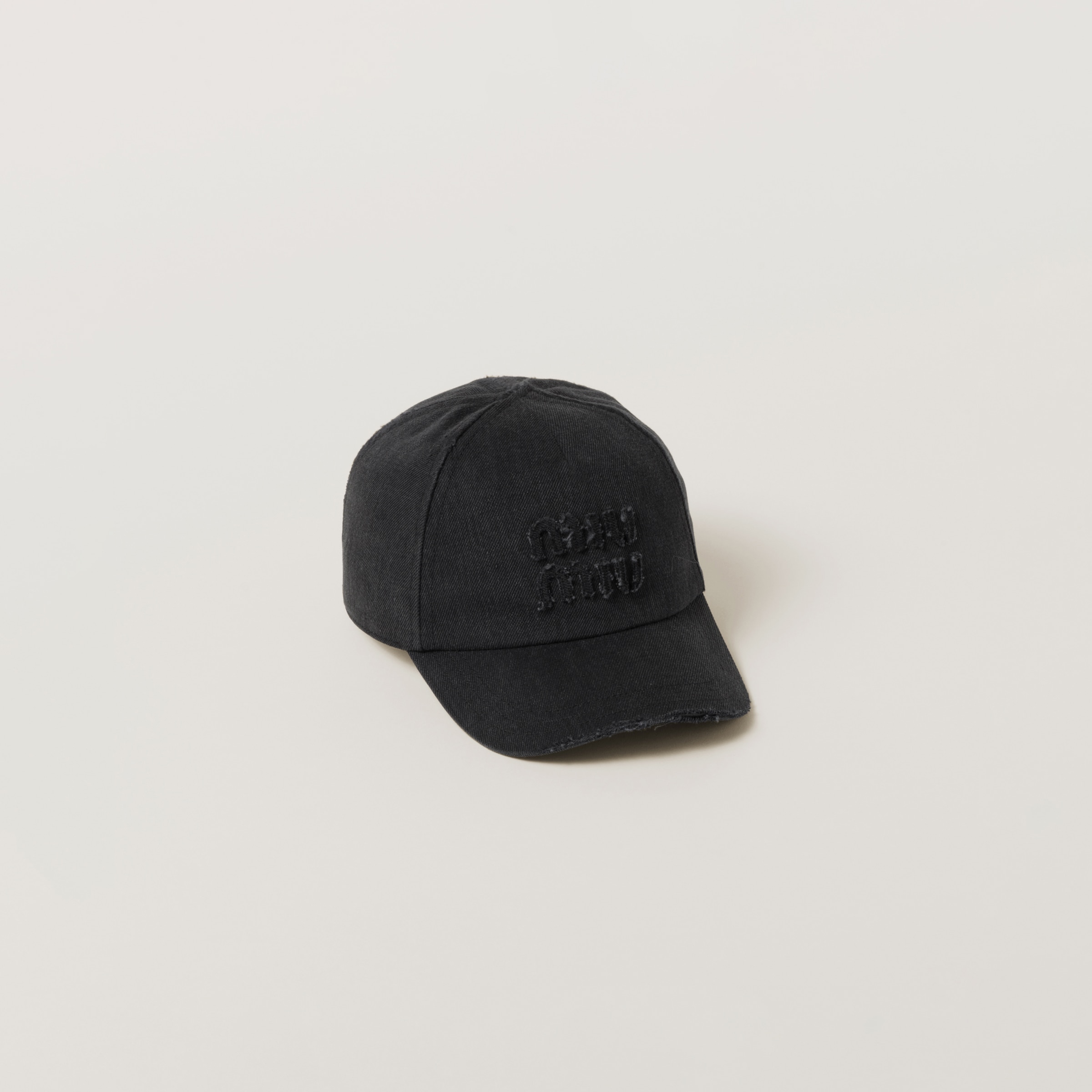 Denim baseball cap