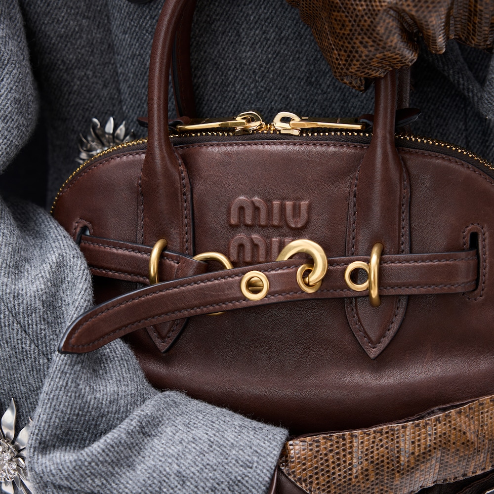 Aventure nappa leather top-handle bag