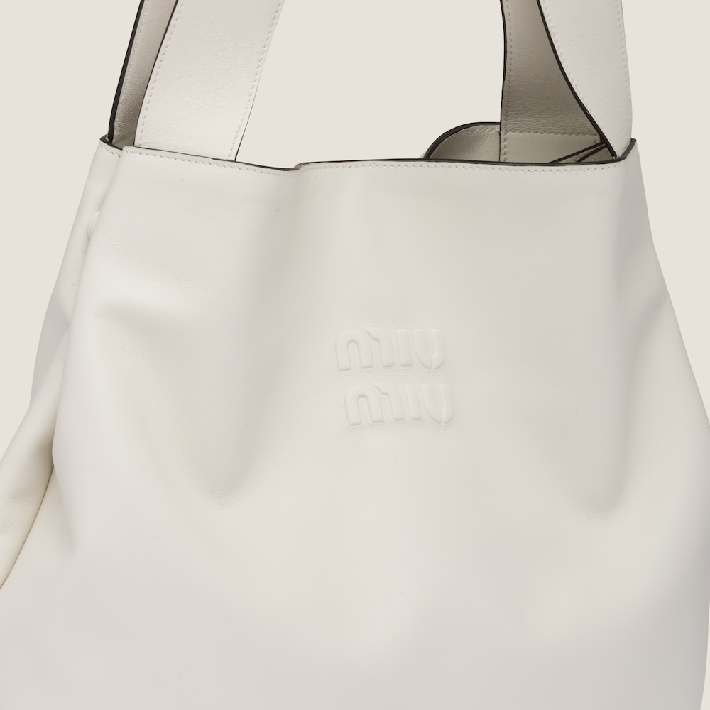 Leather hobo bag
