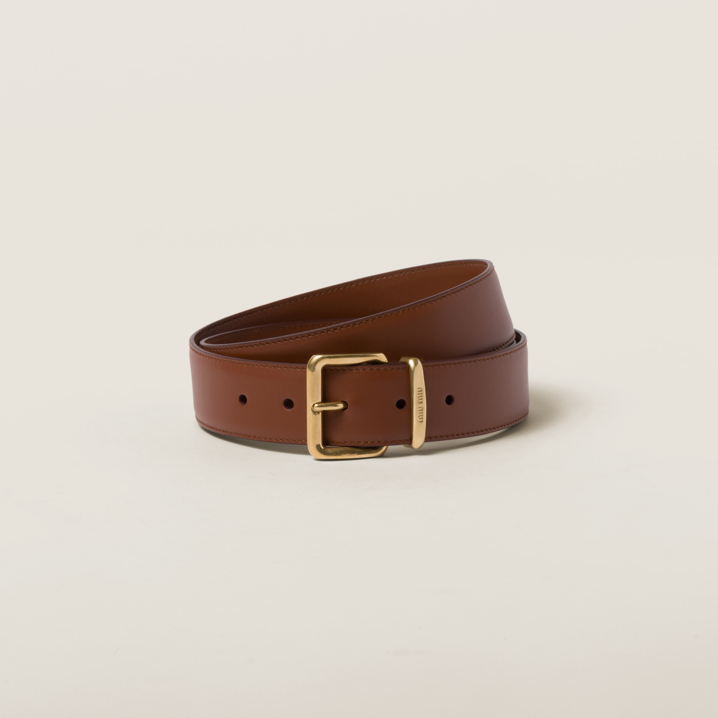 Leather belt