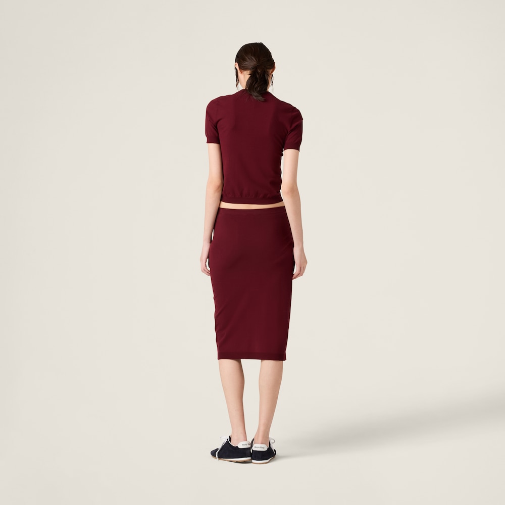 Viscose skirt
