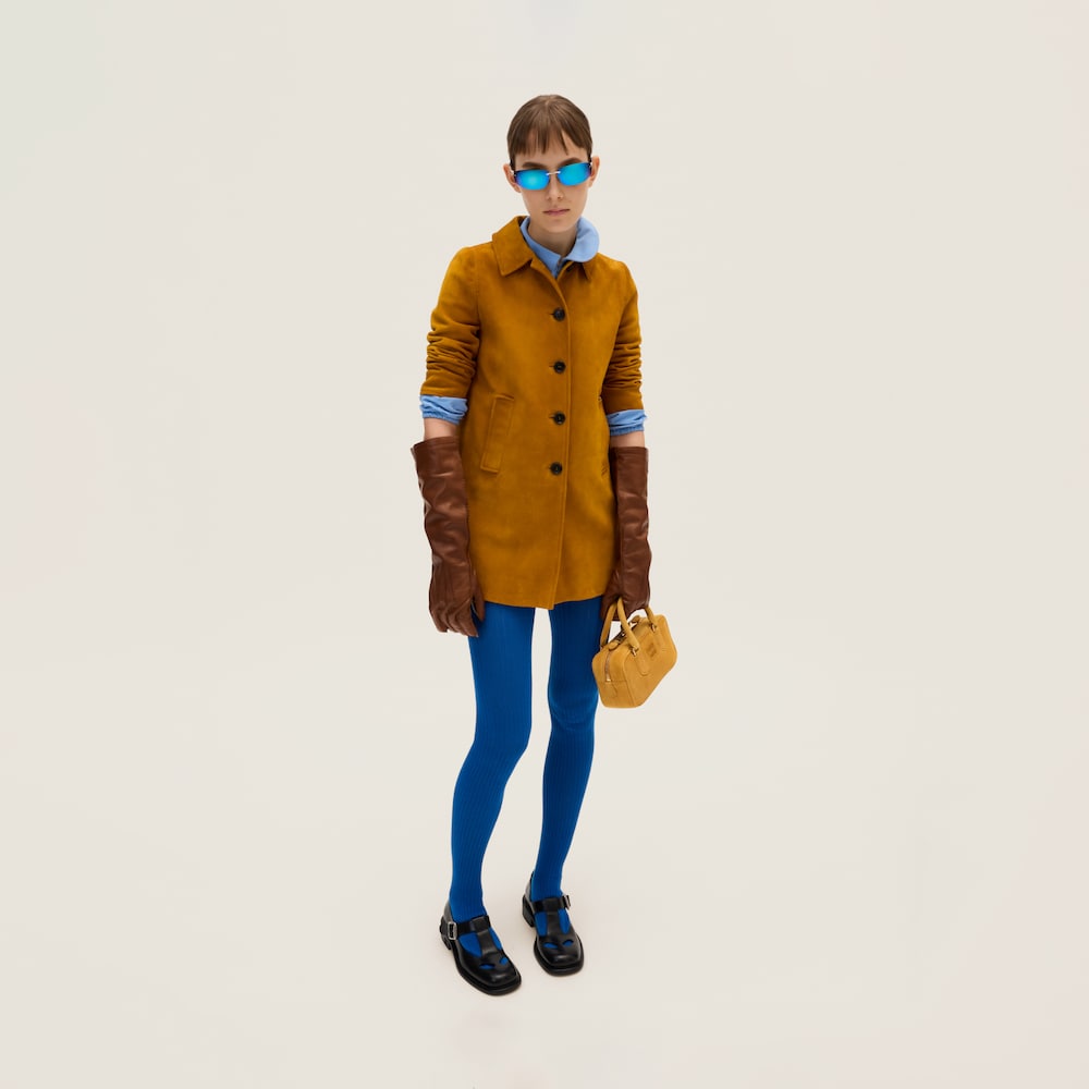Suede coat