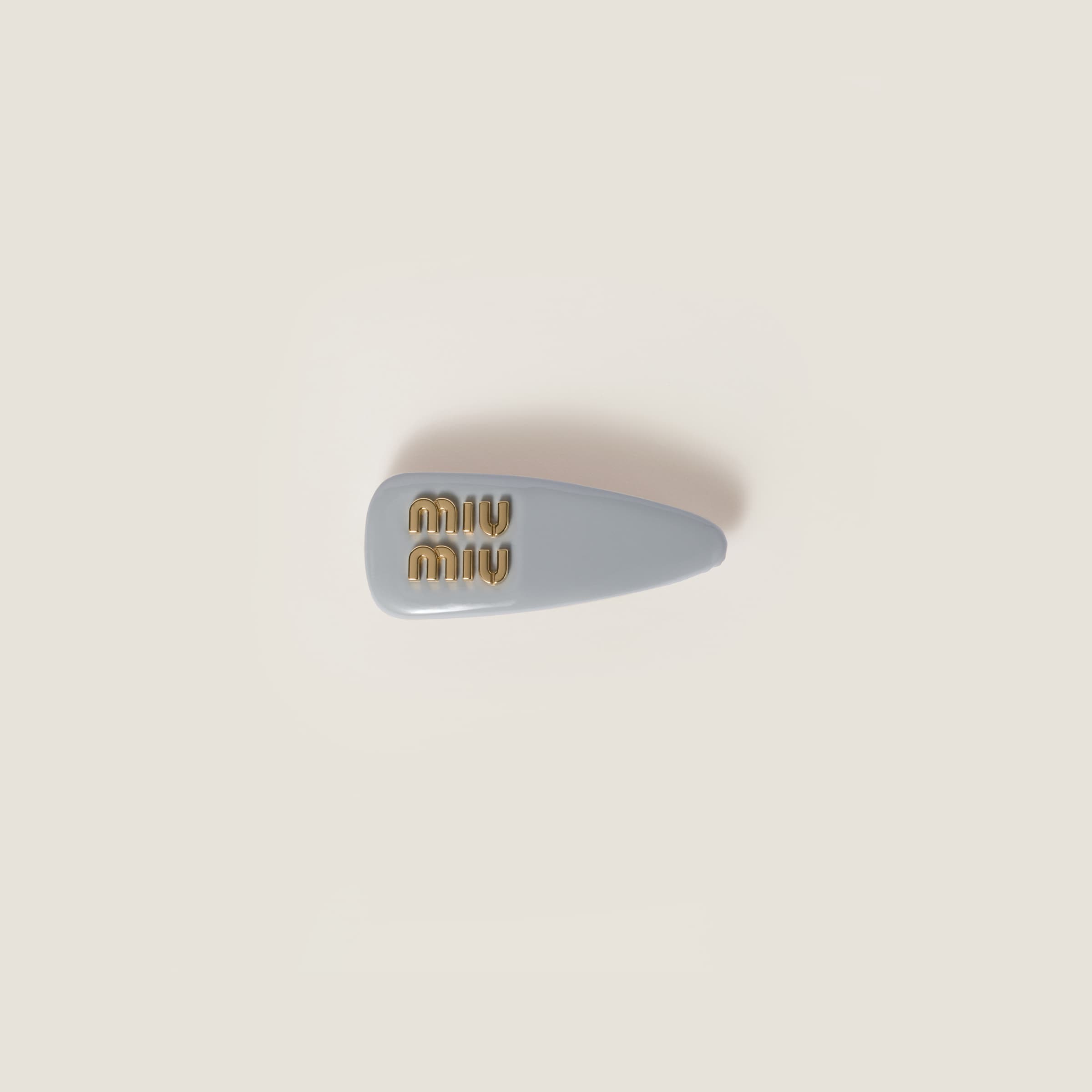 Patent leather hair clip