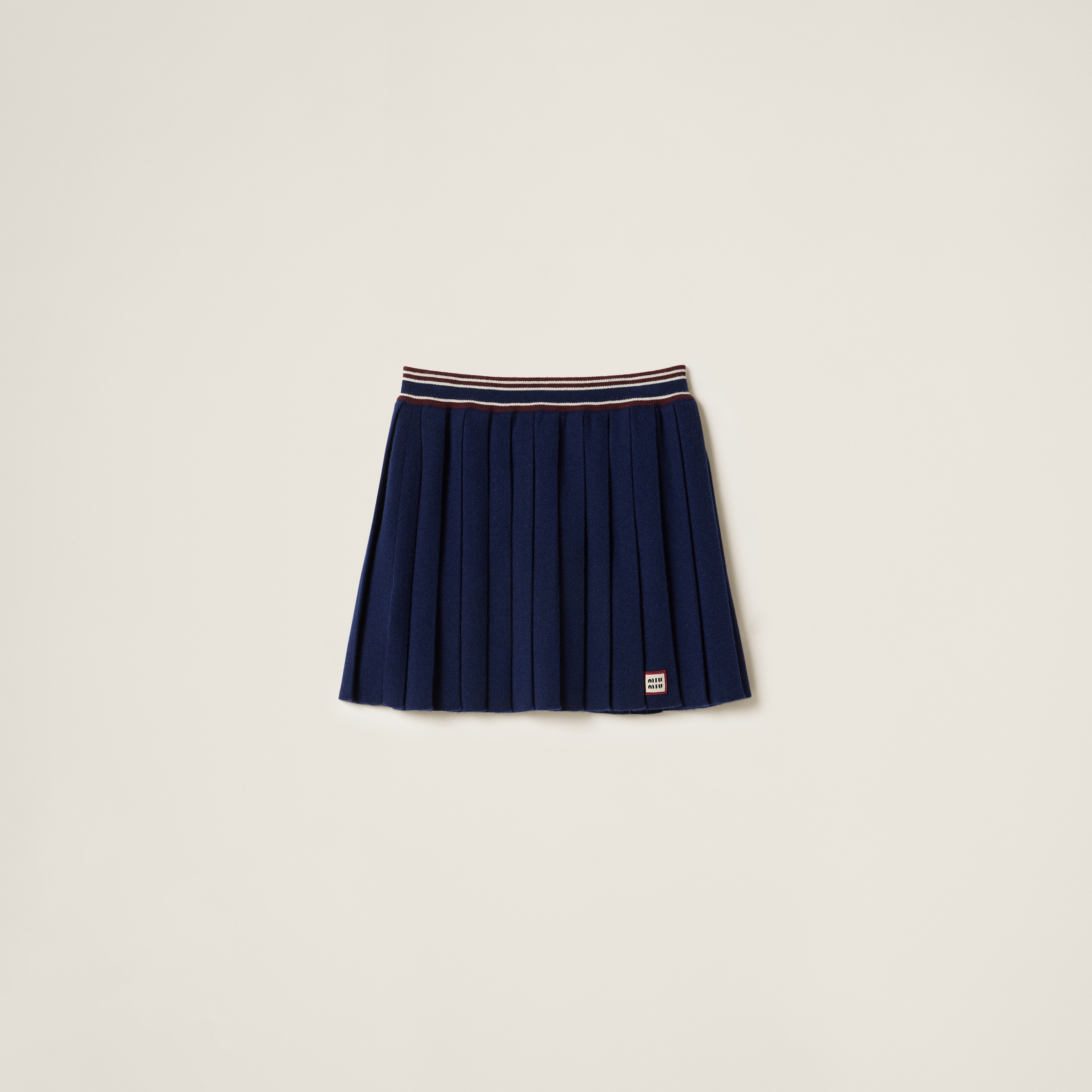 Wool and cashmere skirt