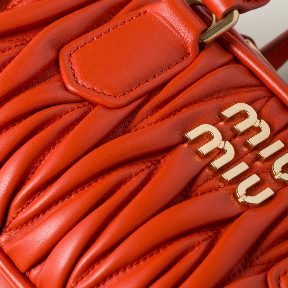 Arcadie matelassé nappa leather bag