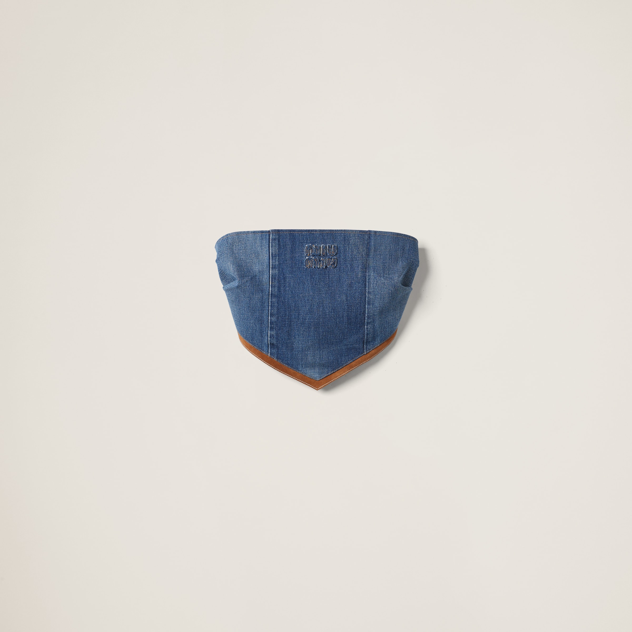 Denim hanky hem top