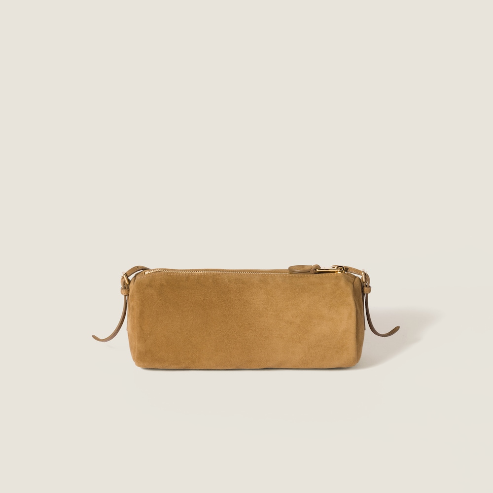 Suede pouch