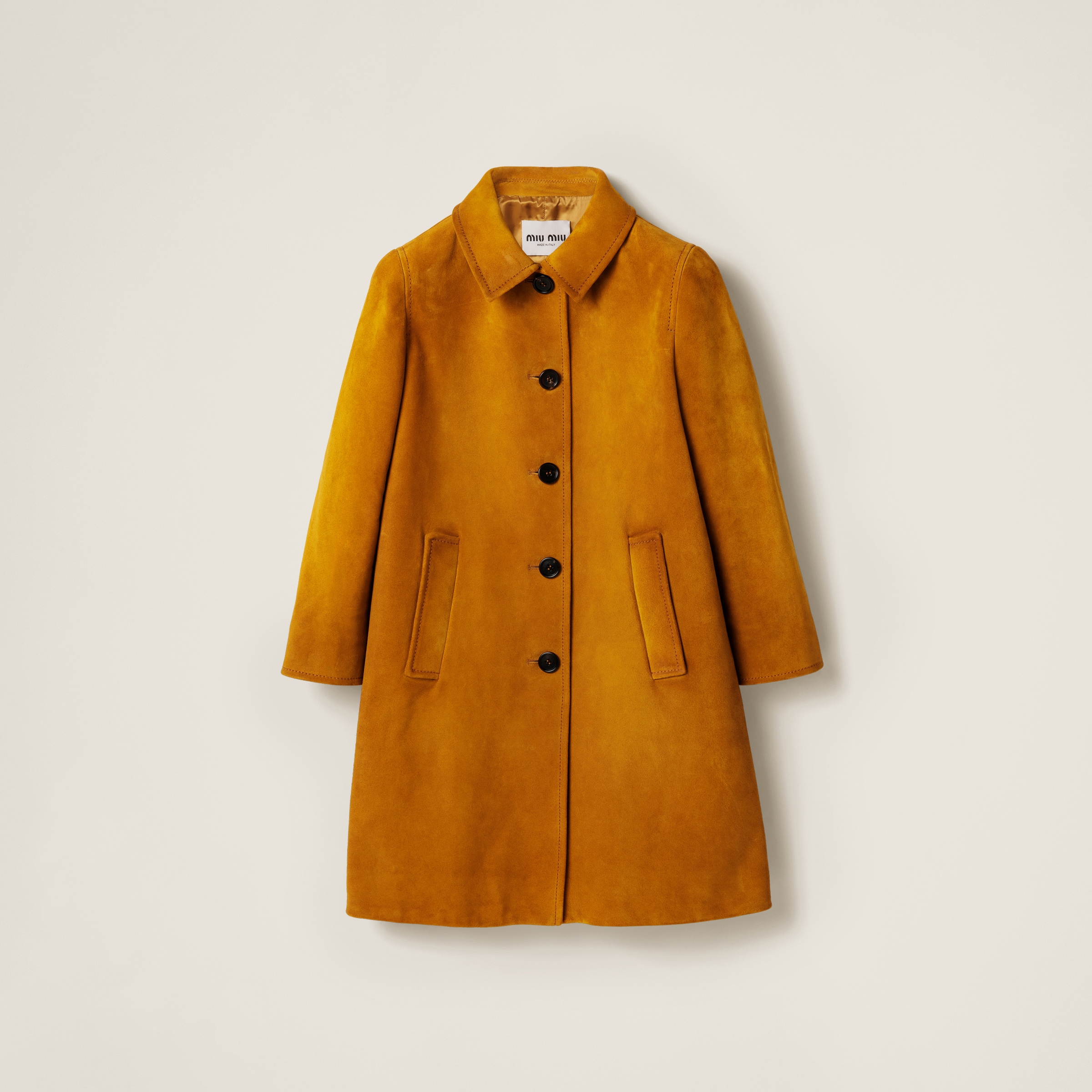 Suede coat