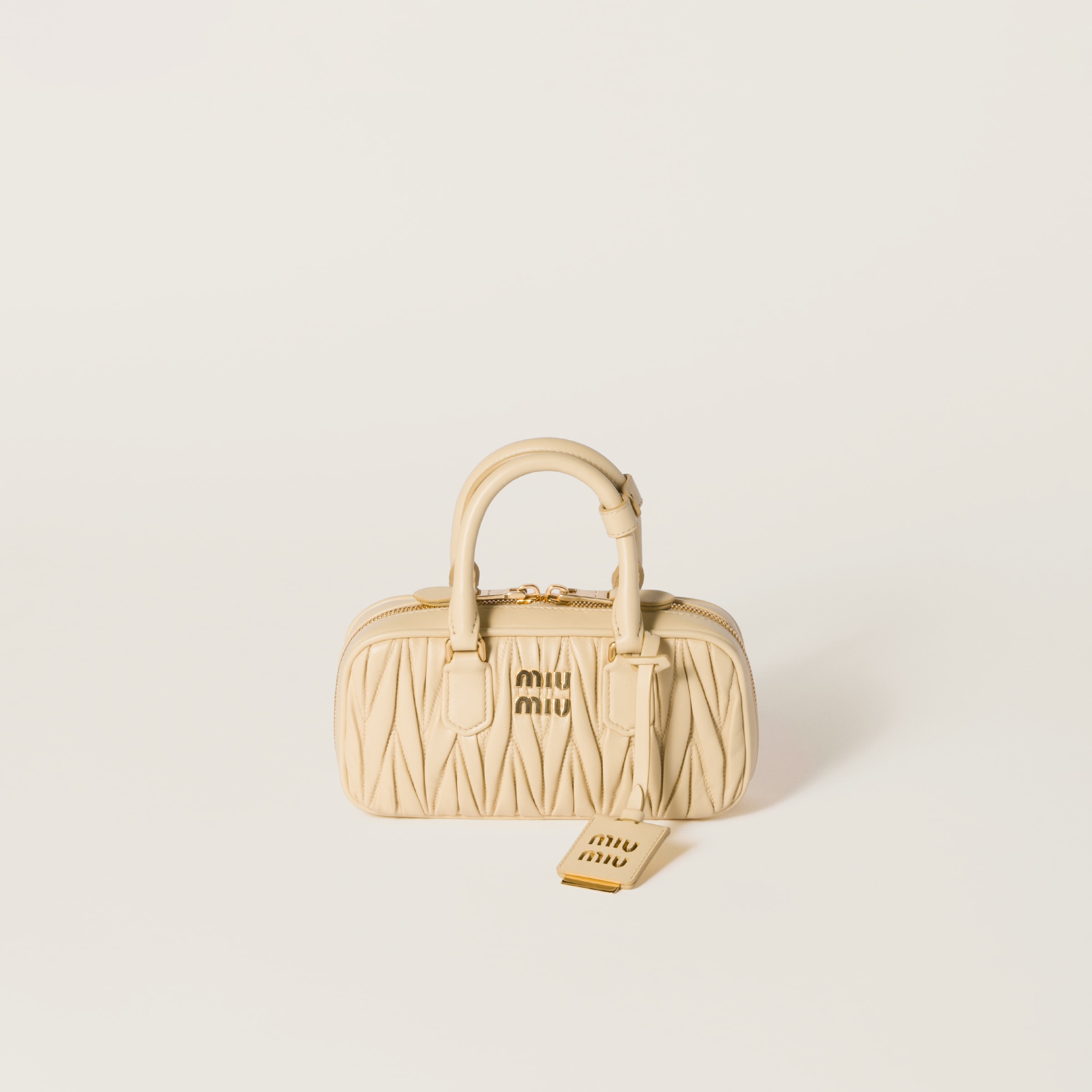 Arcadie matelassé nappa leather mini-bag