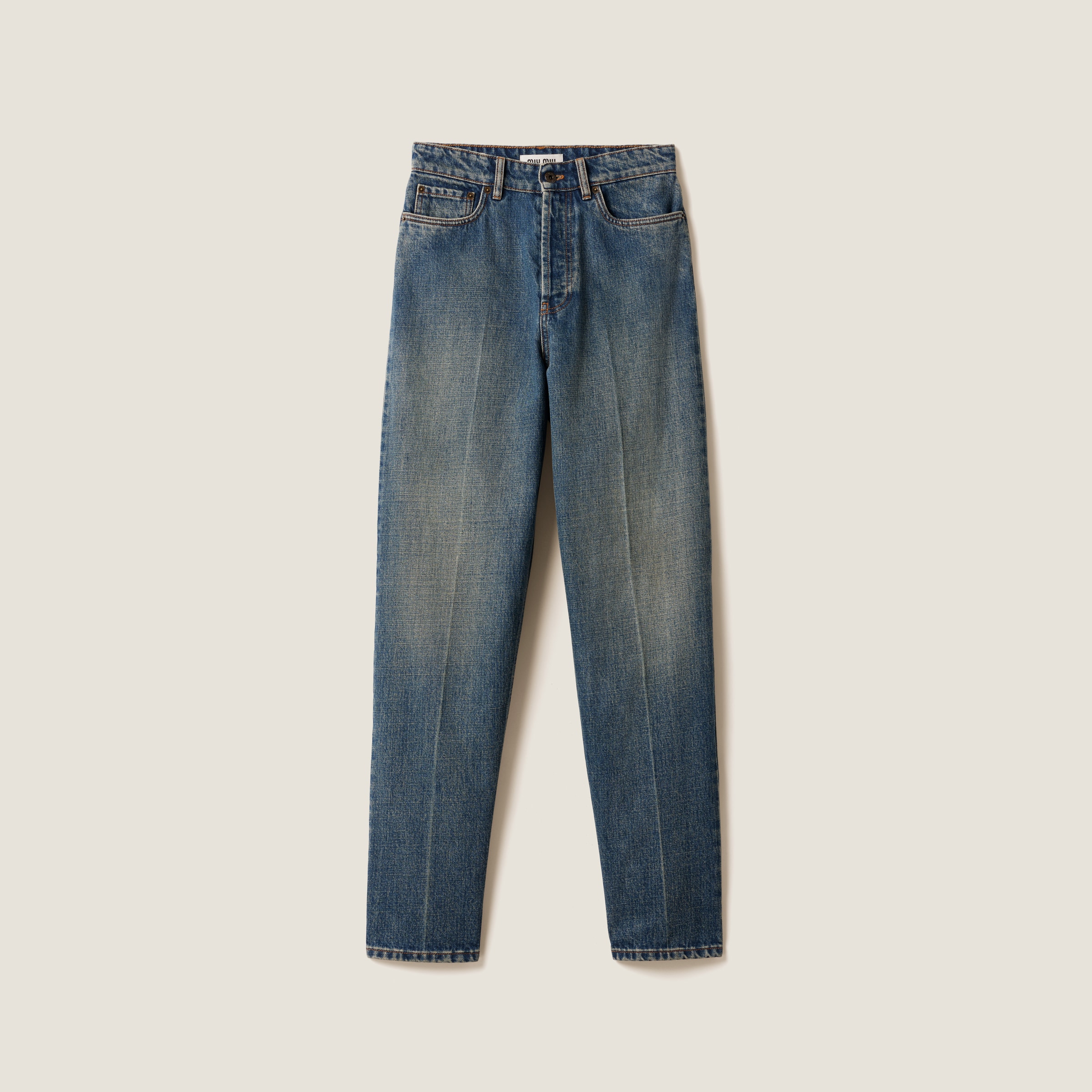 Denim five-pocket jeans