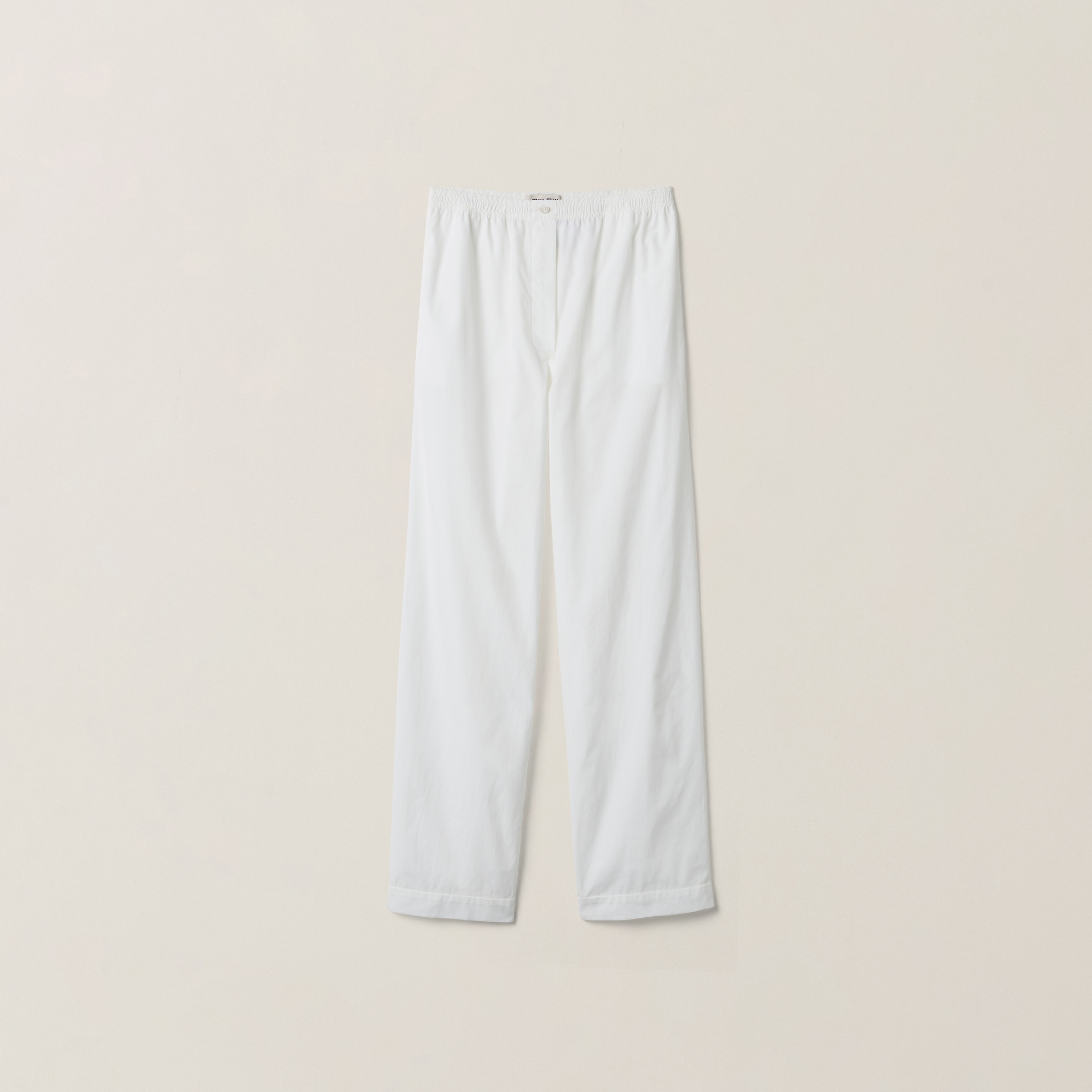 Poplin pajama pants