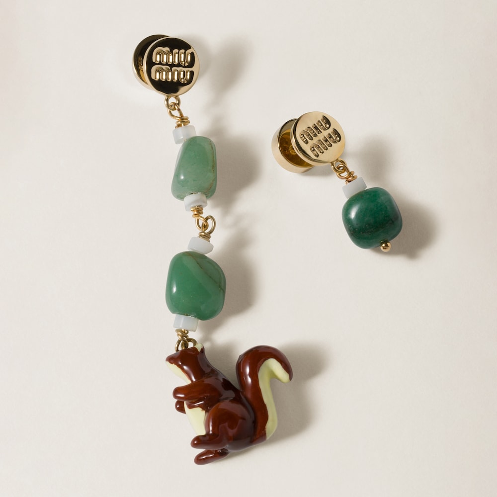 Metal earrings