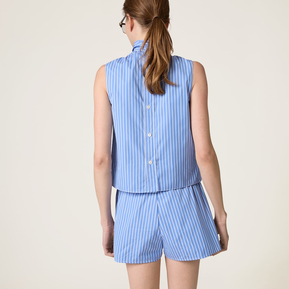Striped cotton top