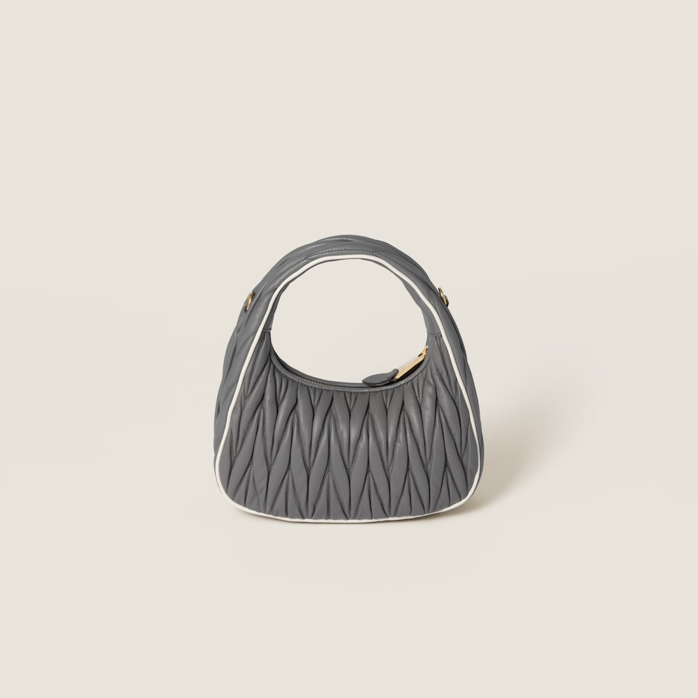 Wander matelassé nappa leather bag