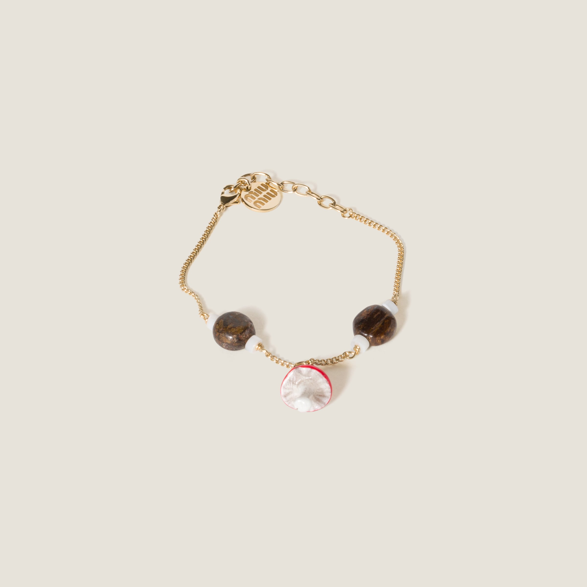 Metal and resin bracelet