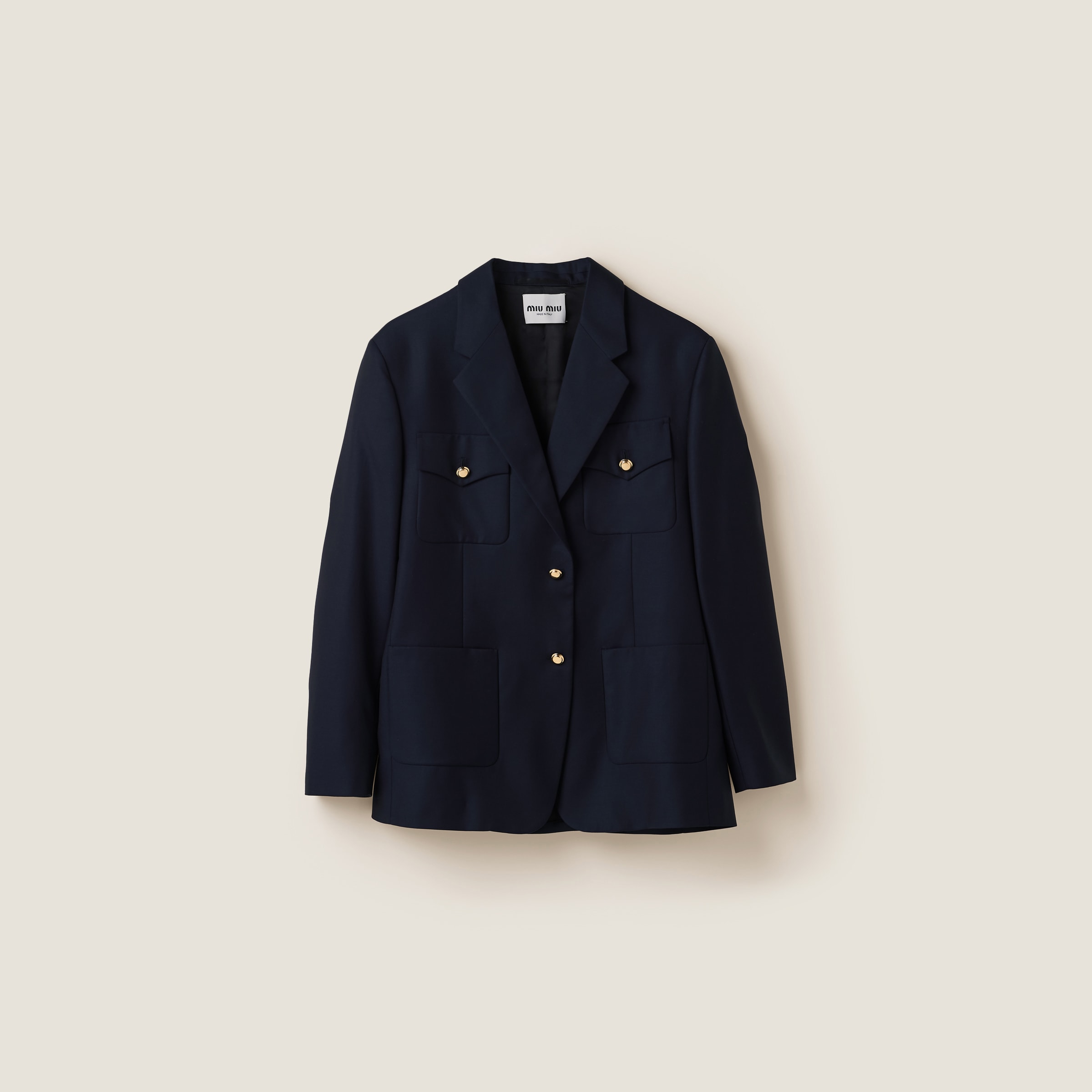 Single-breasted batavia jacket