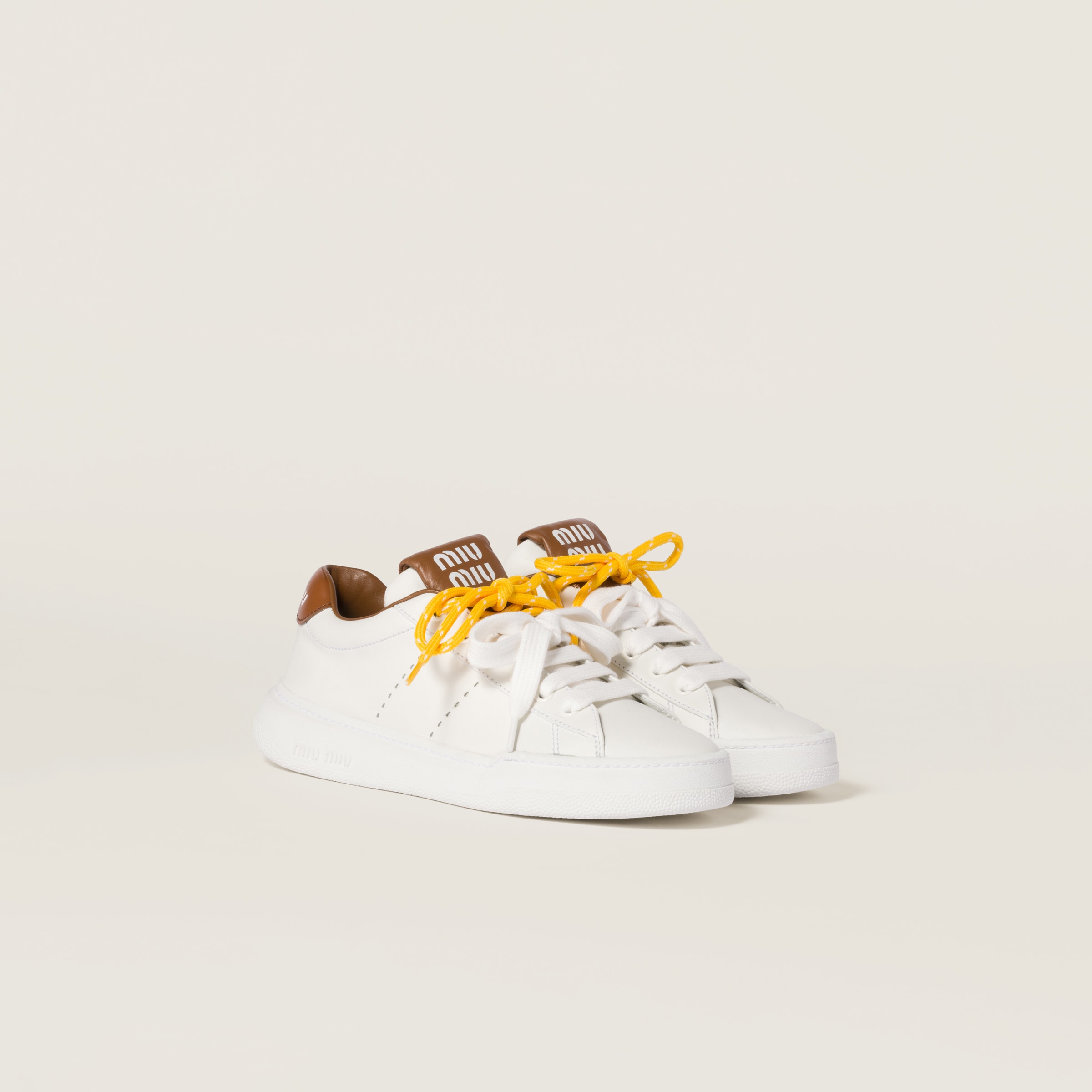 Leather sneakers