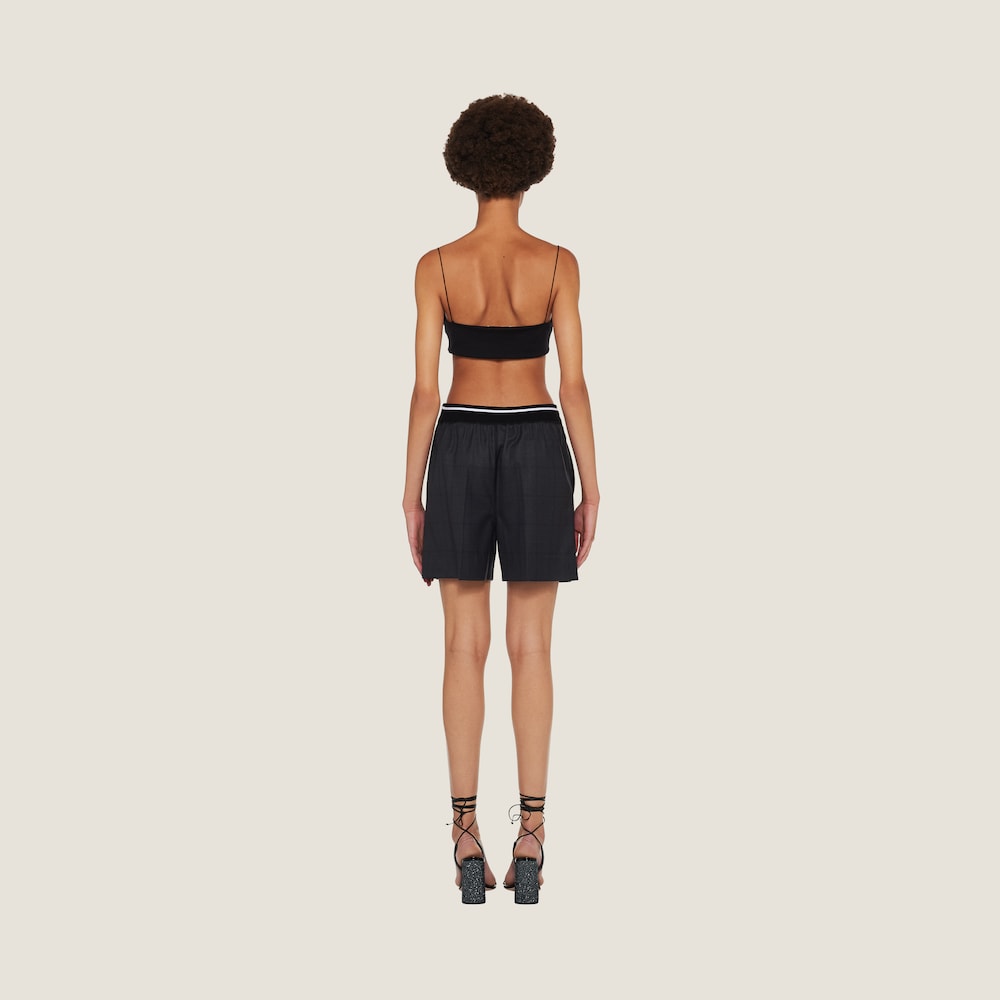 Glen Plaid Bermuda shorts