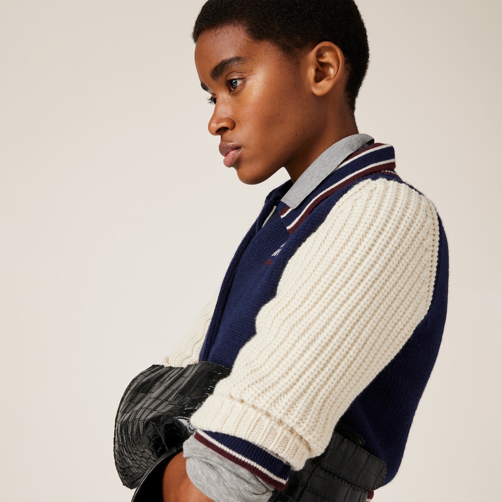 Wool and cashmere cardigan