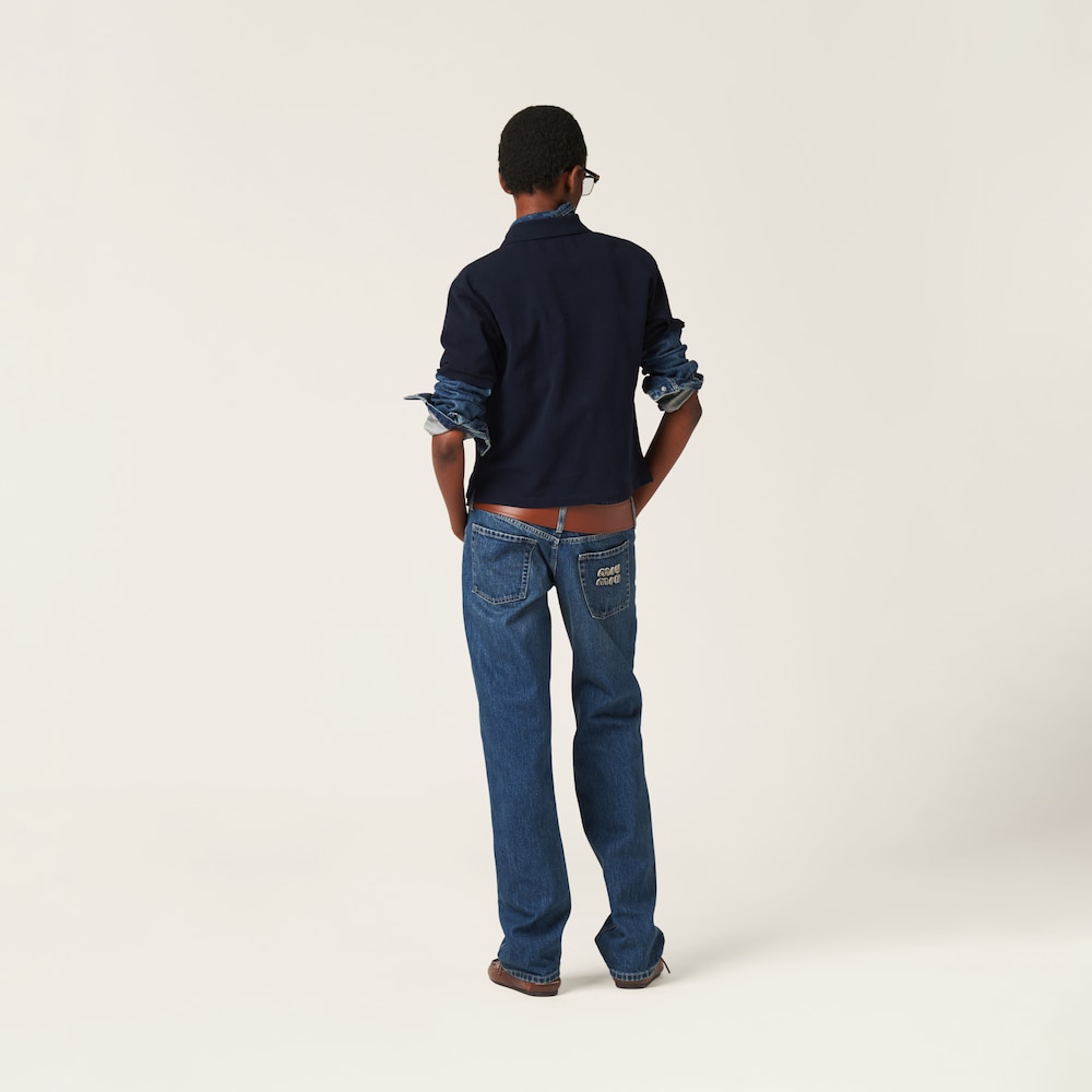 Five-pocket denim jeans