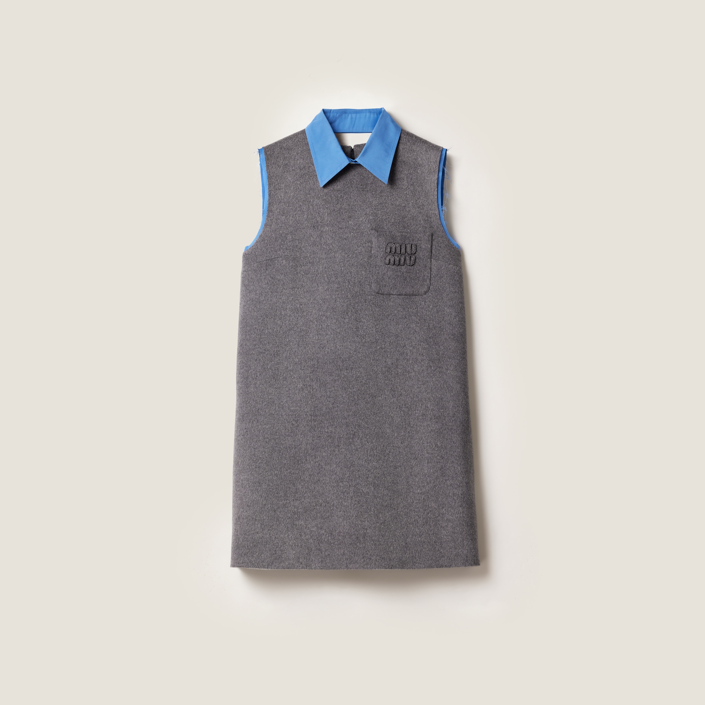 Velour mini-dress