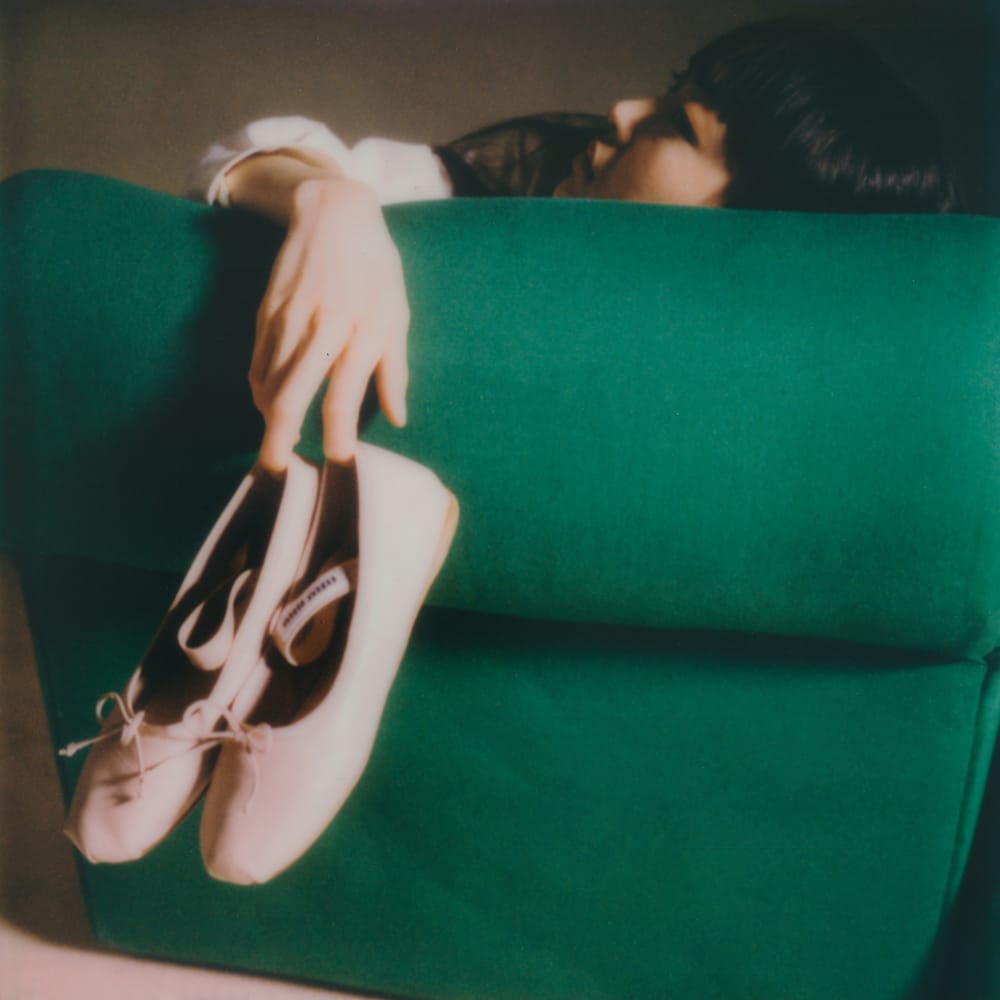 Leather ballerinas