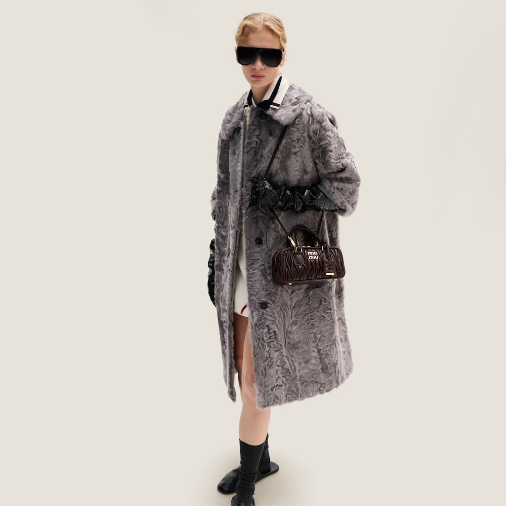Arcadie matelassé nappa leather bag