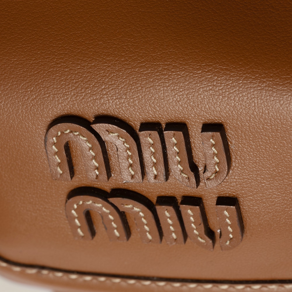 Leather backpack