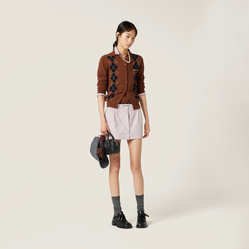 Cashmere knit cardigan