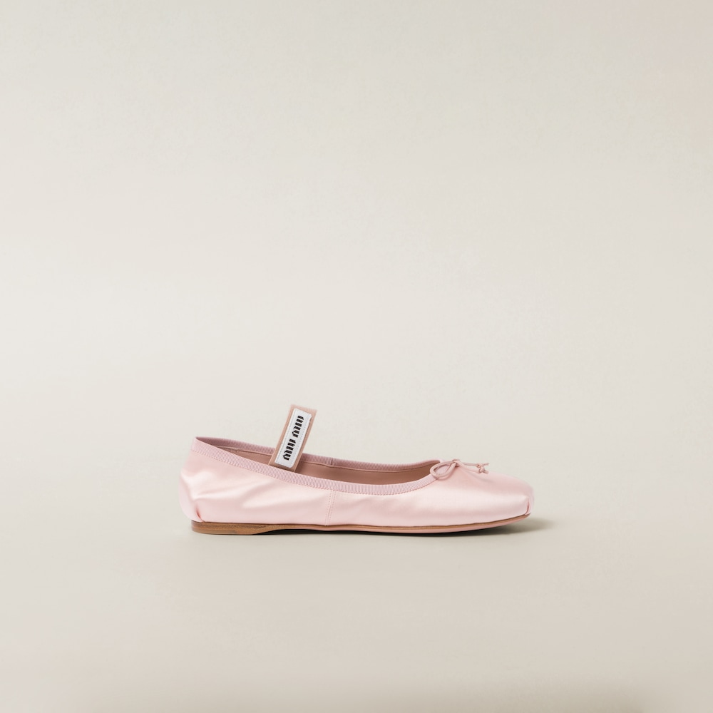 Satin ballerinas