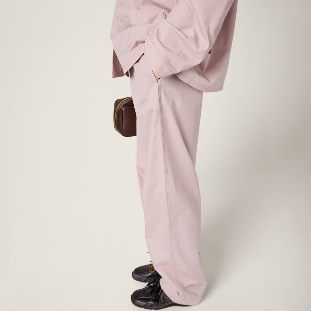 Poplin pajama pants