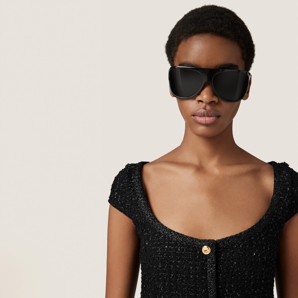 Lamé bouclé dress