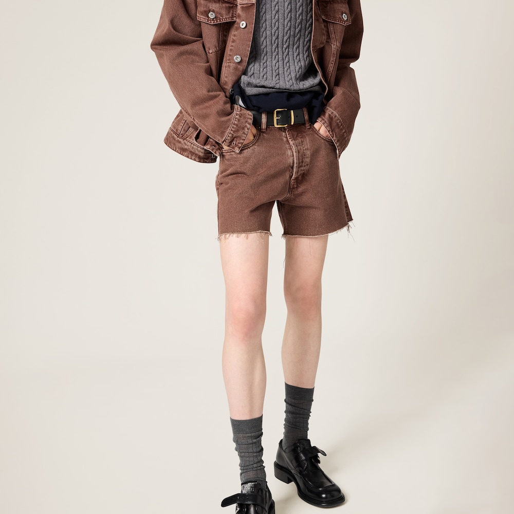 Bull denim Bermuda shorts