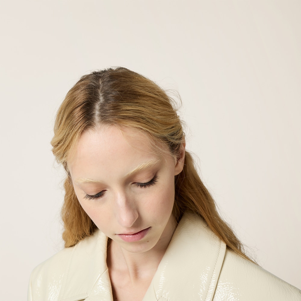 Double-breasted naplak coat