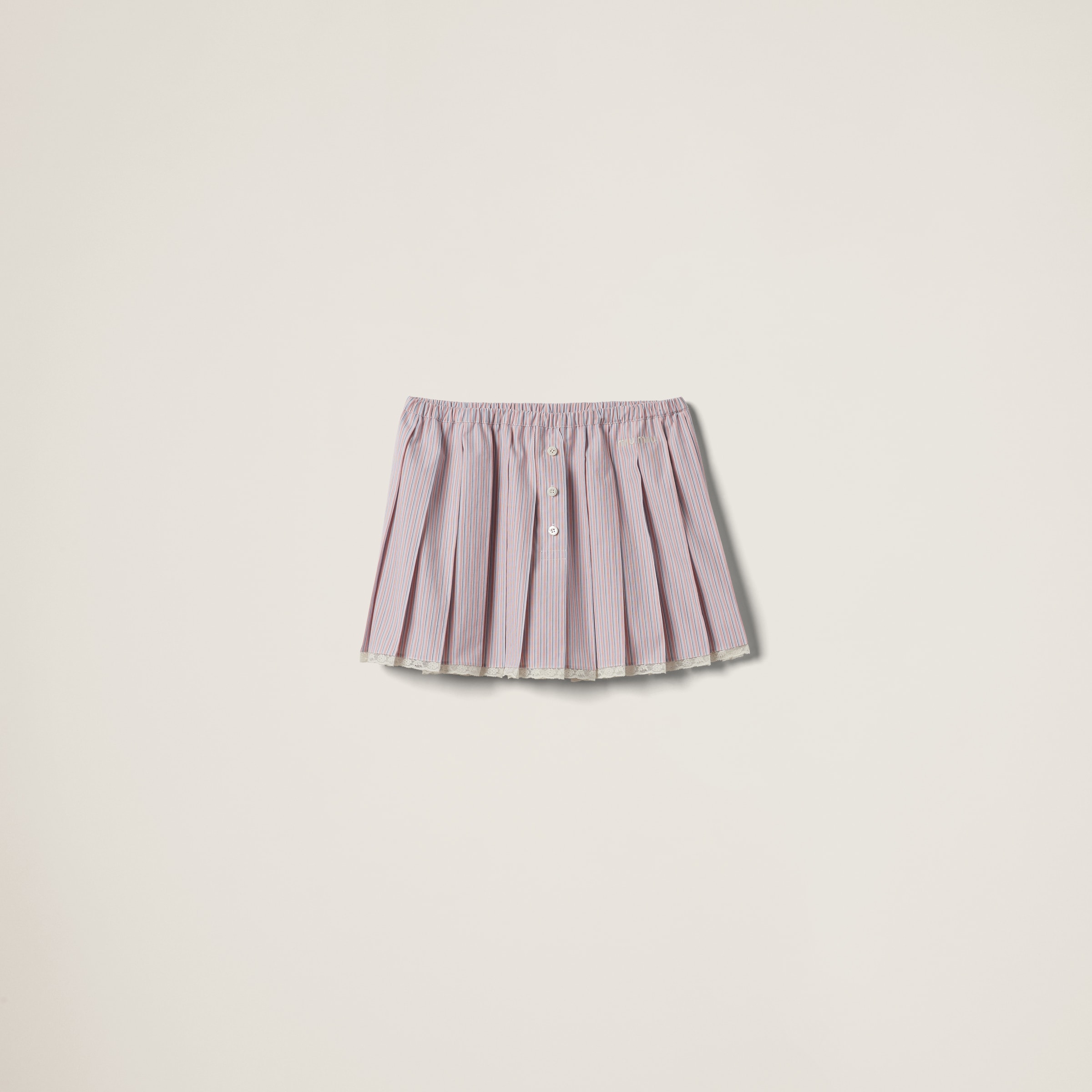 Cotton miniskirt