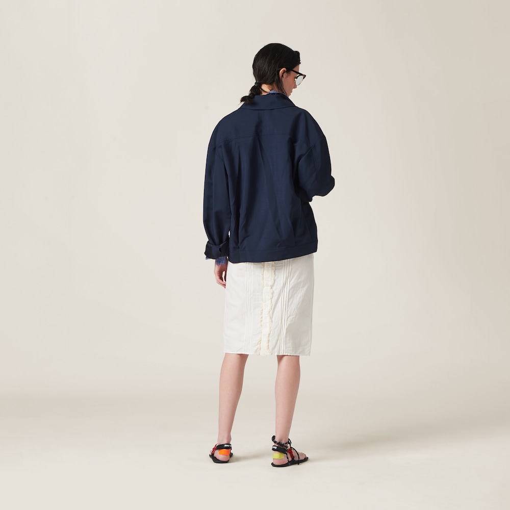 Mohair blouson jacket