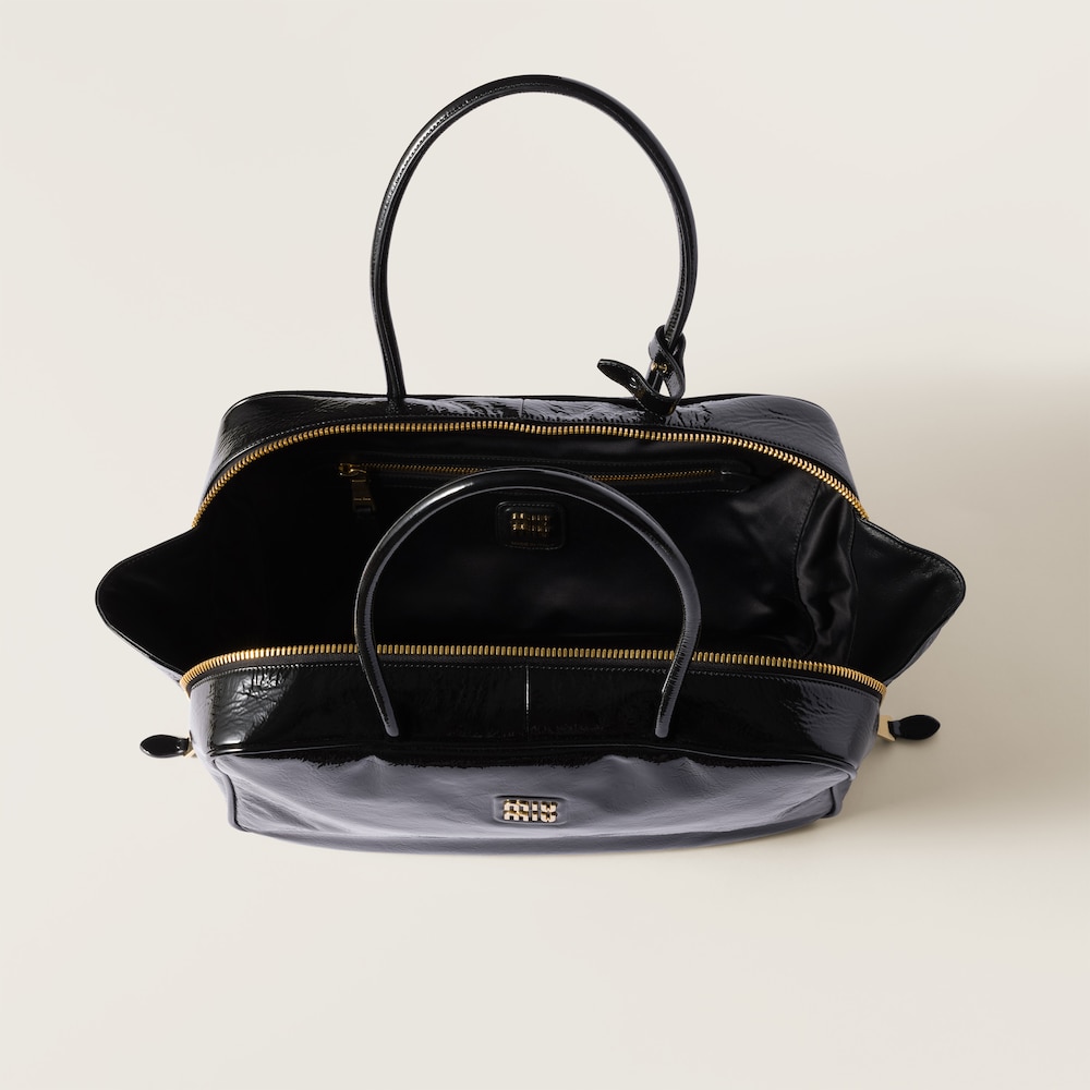 Beau naplak patent leather bag