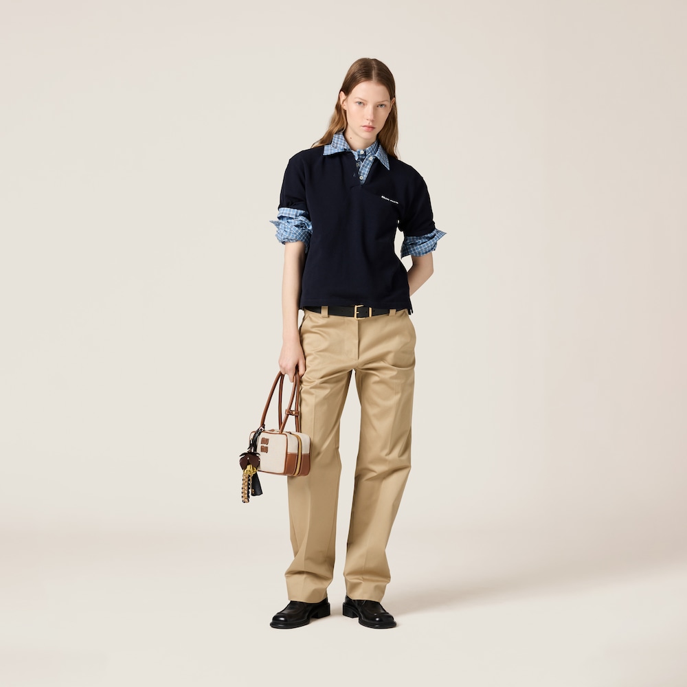 Beau canvas and leather bag
