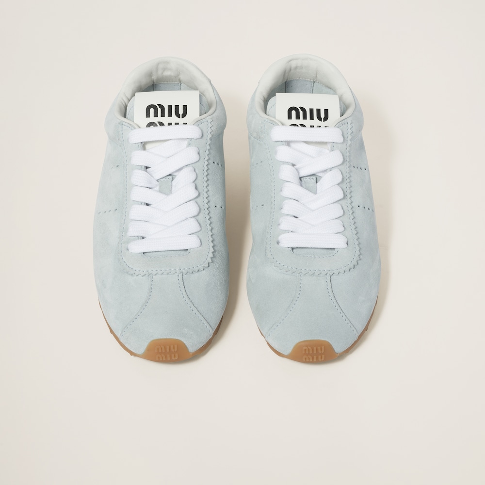 Plume suede sneakers