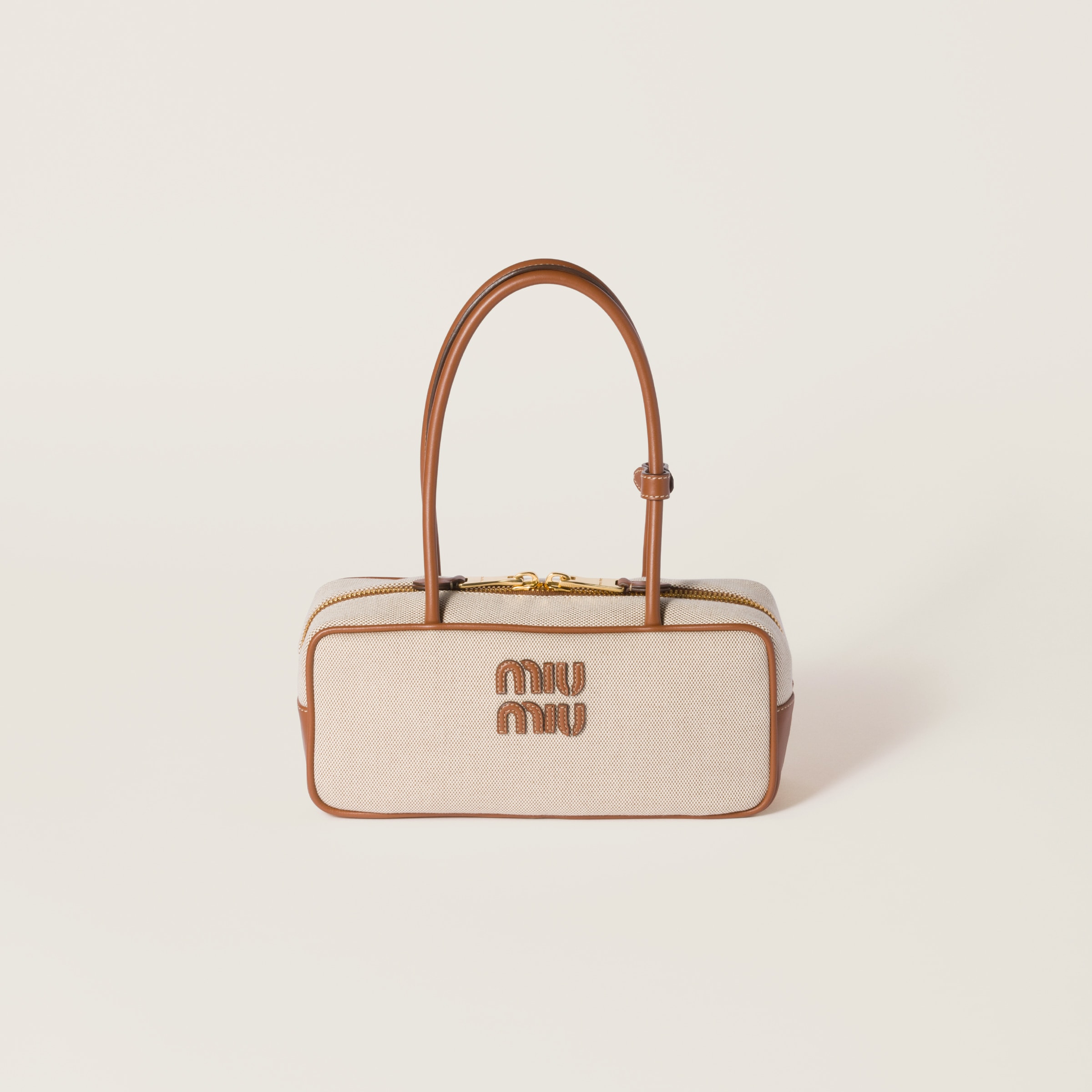 Beau canvas and leather bag