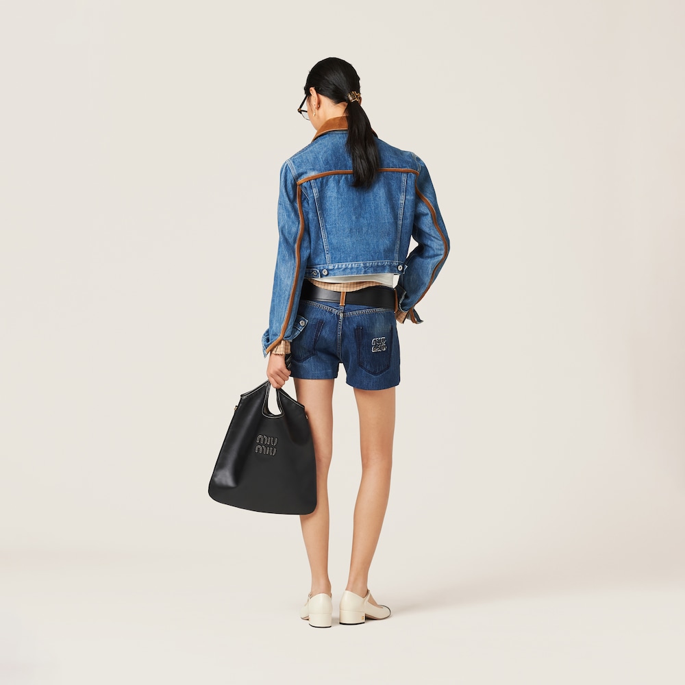 Denim shorts