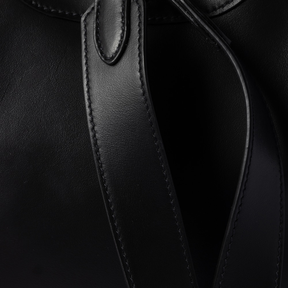 Leather backpack