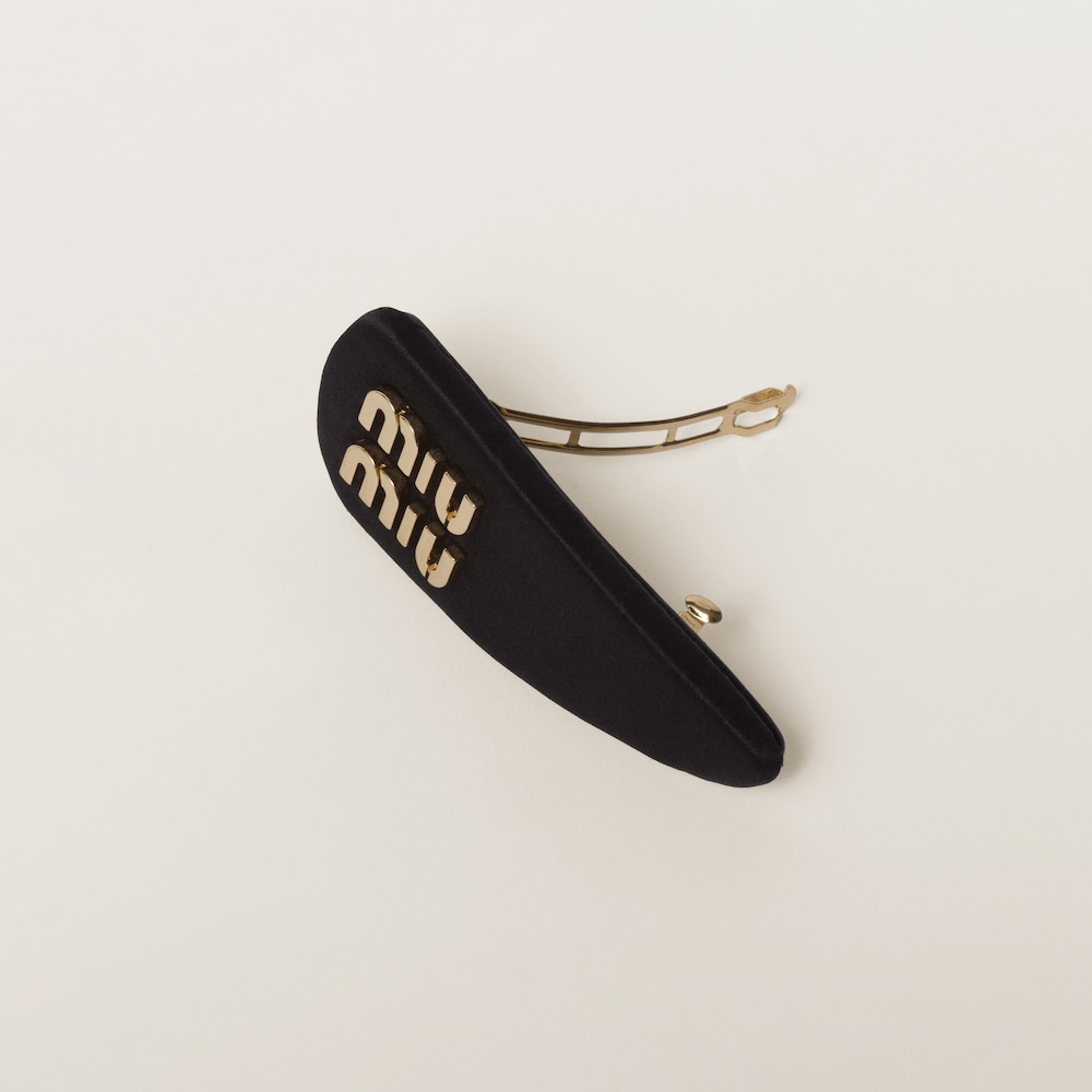 Velvet hair clip
