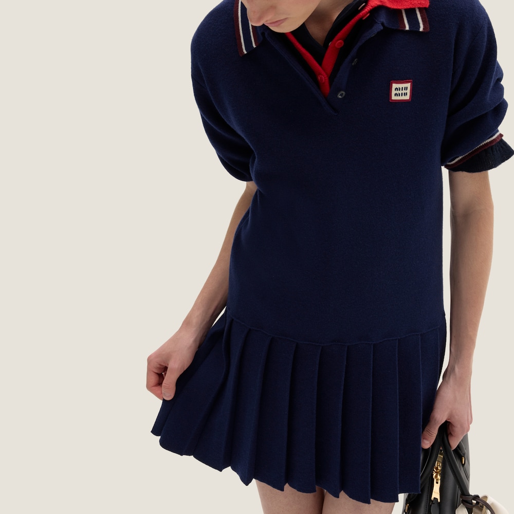 Wool and cashmere polo dress