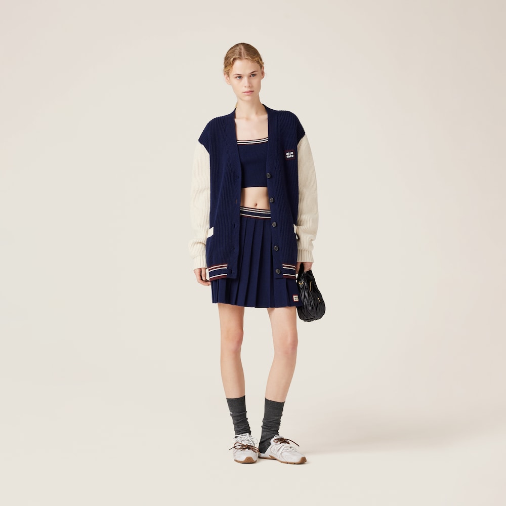 Wool and cashmere cardigan