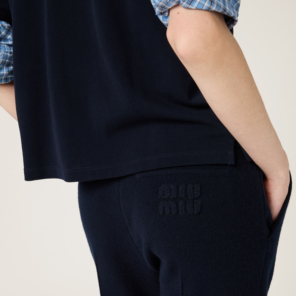 Wool and cashmere pants