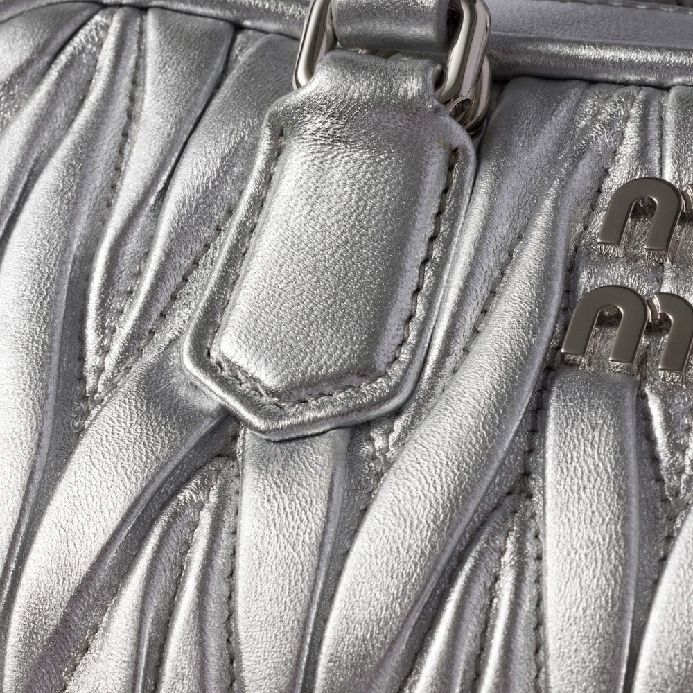 Arcadie matelassé nappa leather mini-bag